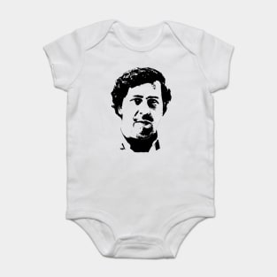 Pablo Escobar Portrait Baby Bodysuit